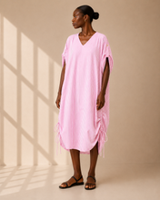 Load image into Gallery viewer, Drawstring Midi Dress