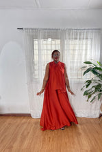 Load image into Gallery viewer, The Tie neck Silk dress