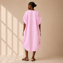Load image into Gallery viewer, Drawstring Midi Dress