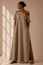 Load image into Gallery viewer, The Off-Shoulder Maxi