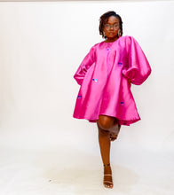 Load image into Gallery viewer, The Pink Bubble Sleeve dress