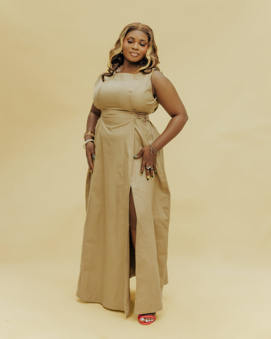 The Tan Racer Back Maxi