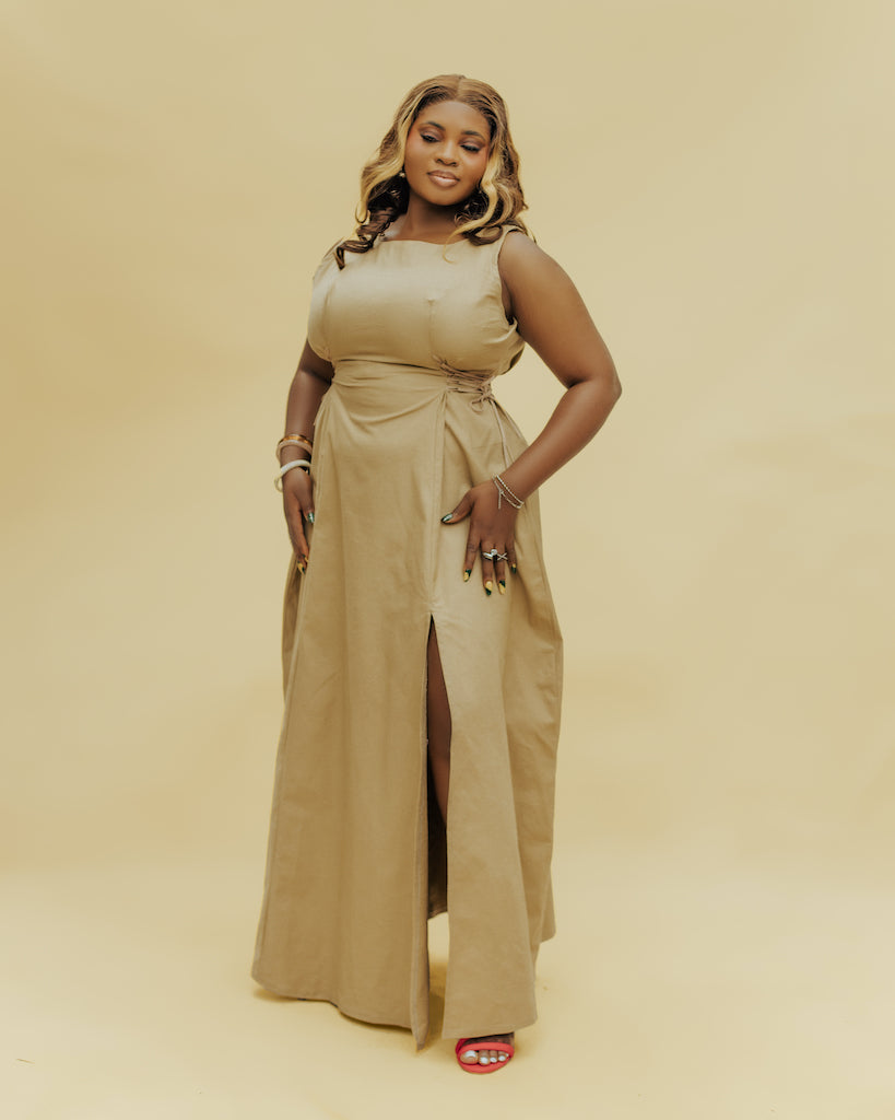The Tan Racer Back Maxi