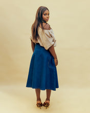 Load image into Gallery viewer, The Denim Midi Skirt