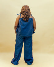 Load image into Gallery viewer, The Denim Aso-oke Set