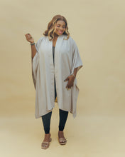 Load image into Gallery viewer, The Linen Throw with Aso-oke Belt