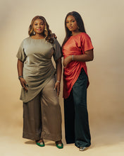 Load image into Gallery viewer, Sage green Drape Set