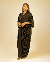 Load image into Gallery viewer, Black Drape Boubou