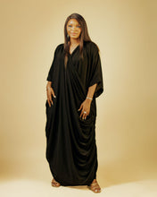 Load image into Gallery viewer, Black Drape Boubou