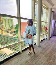 Load image into Gallery viewer, The Blue Printed Cotton Dress