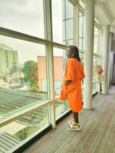 Load image into Gallery viewer, The Orange Printed Dress