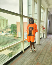 Load image into Gallery viewer, The Orange Printed Dress
