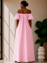 Load image into Gallery viewer, The Gingham Maxi Dress