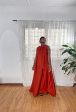 Load image into Gallery viewer, The Tie neck Silk dress