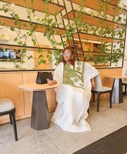 Load image into Gallery viewer, The Cream Embroidered Organdy Boubou