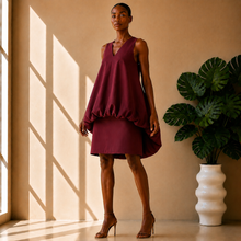 Load image into Gallery viewer, Hi-Low Bubble Dress