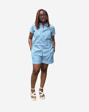 Load image into Gallery viewer, The Blue Cotton Short Set