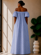 Load image into Gallery viewer, The Gingham Maxi Dress