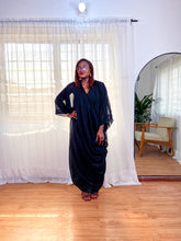 Load image into Gallery viewer, The Black Drape Boubou
