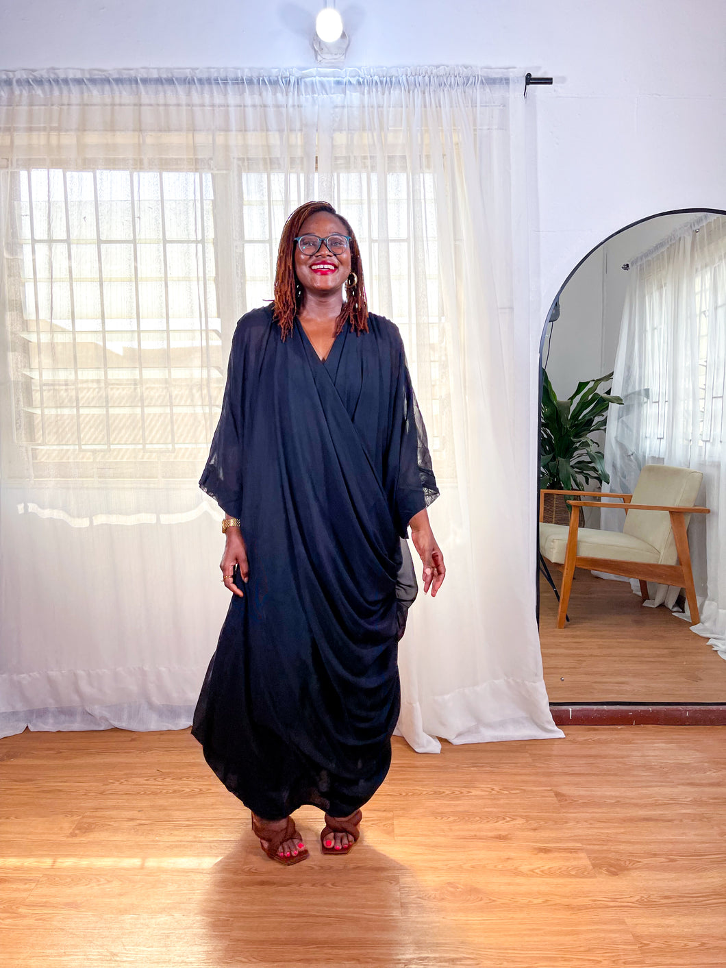 The Black Drape Boubou
